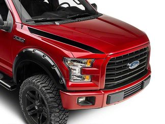Ford F-150 Black Hood Accent Decals any colors