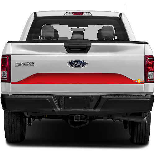 Lower Tailgate Panel Accent Stripe Vinyl Decal for Ford F150