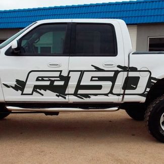 Ford F-150 Side Splash Grunge F150  F 150 Vinyl Decal Graphic Pickup Pick Up Bed Truck