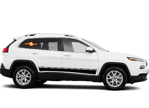 2014-2017 Jeep Cherokee Brave Vinyl Graphics Kit