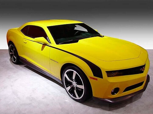 Throwback Hockey Side Spear Pair Side Vinyl Decal Sticker for Chevrolet Camaro 2014-2015