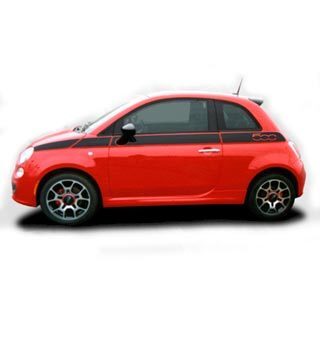 2011-2016 Fiat 500 SE5 Graphic Stripe Kit