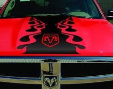 Hood Sticker Decal Vinyl Stripes for DODGE Ram Hemi 1500, 2500HD, 3500HD Rebel SRT New
 2