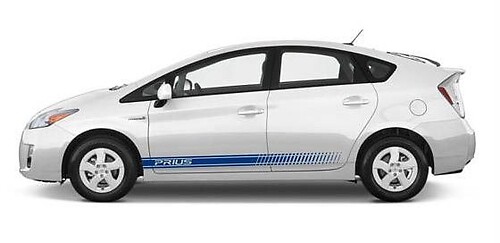 Toyota Prius lower panel door stripes vinyl graphics and Stickers Decals kits 2013  - 2020  - Prius Stripes
