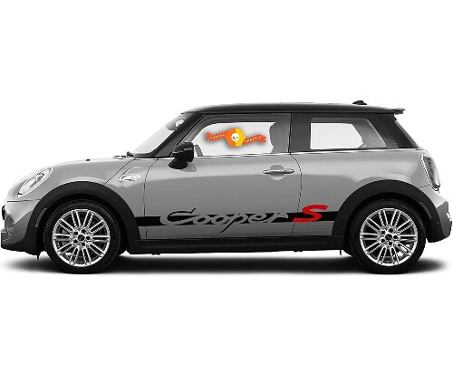 Cooper S Side Stripes Vinyl Decal Kit Fot MINI 2001-2016