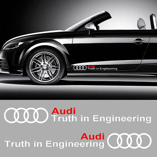 Truth in Engineering Audi Motor Sports Decal Sticker 2