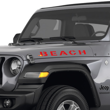 Hood side Beach decals Stickers for Jeep Wrangler 3