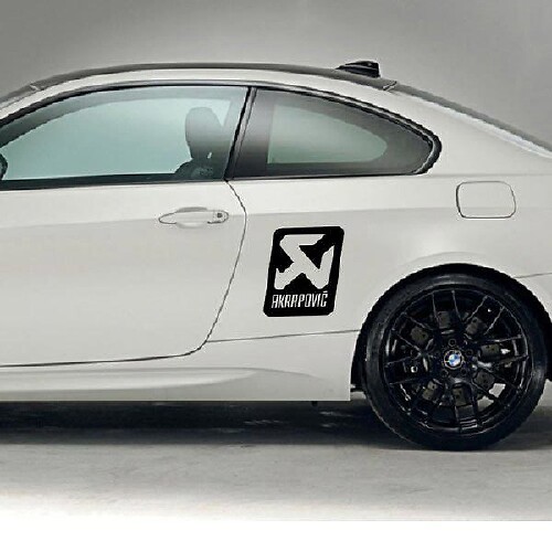 Akrapovic Logo Side Vinyl Decal Sticker