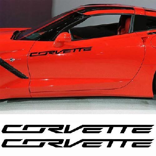 Chevrolet Corvette Motor Sports Decal Sticker 2