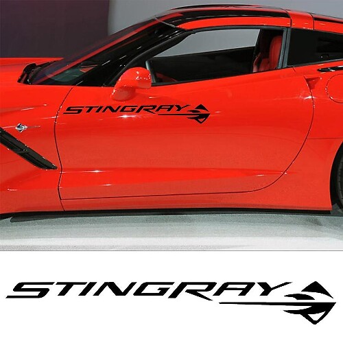 Stingray Side Door Vinyl Decal Set for Chevrolet Corvette