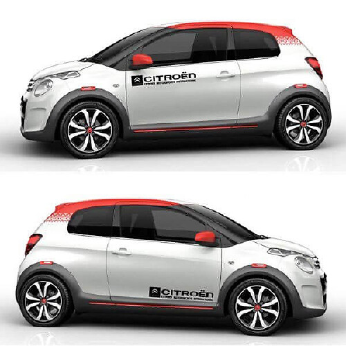 Citroen Logo Door Side Vinyl Decal Sticker for Citroen C1