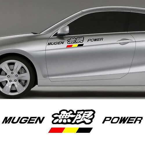 Honda Mugen Power Decal Sticker