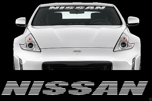 Nissan Lines 36 Inch Windshield Banner Vinyl Decal