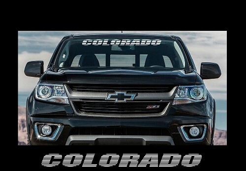 Colorado Windshield Banner Vinyl Decal for Chevrolet Colorado 