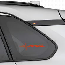RAV4 Heartbeat Window Vinyl Decal Set for Toyota RAV4 _4