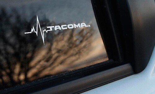 Toyota Tacoma is in my Blood window sticker decals graphic 2