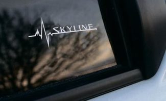 Nissan Skyline is in my Blood window sticker decals graphic