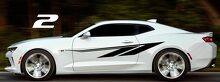 Custom Tribal Side Stripe Vinyl Decal Set for Chevrolet Camaro_2