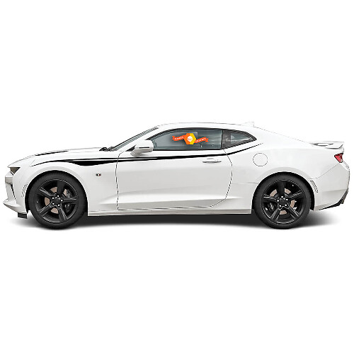 Custom Tribal Side Stripes Vinyl Decal Kit for Chevrolet Camaro 2016-2017