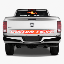 Custom TEXT Flame Lettering Tailgate Vinyl Decal Sticker for RAM 2500 2014-2016_2
