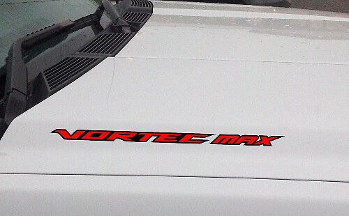 Vortec Max Outlined Hood Decal Pair for Chevrolet Silverado GMC Sierra