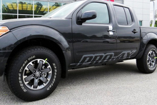 Pro-4X Hood & Side Vinyl Decal Kit for Nissan Frontier 2016 _3