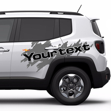 Splash Splatter Bonnet and Side Graphic Vinyl Sticker Decal for Jeep Renegade 6