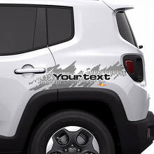 Torn Tyre Splash Rear Side Graphic Vinyl Decal Sticker for Jeep Renegade 2