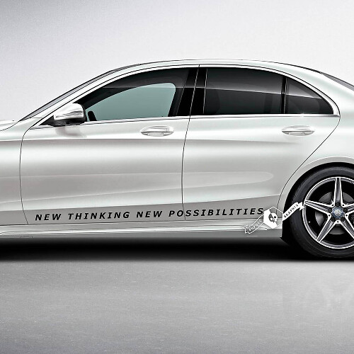 New Thinking New Possibilities Side Vinyl Decals for Mercedes-Benz_1