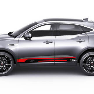 Jaguar E-Pace Side Lower Stripes Doors Graphics decal Logo sticker
