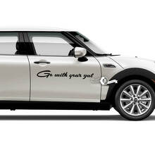 Lettering Decal Sticker Doors Emblem Logo Vinyl For Mini
 2