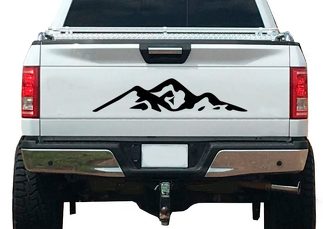 Mountain Nature Forest Graphic Decal Vinyl Fits Tailgate Trailer RV Camper
