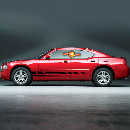 Side Stripe Decal Graphic Sticker Kit for DODGE CHARGER LX 2005-2011