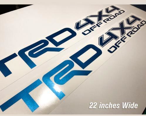 Autocollant Vinyle Style Tout-Terrain TRD 4x4 pour Toyota Tacoma Tundra