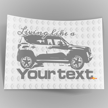 Living Like a Logo Graphic Vinyl Decal Sticker for Jeep Renegade 2