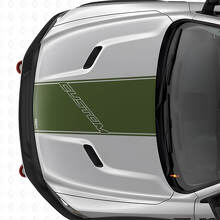Custom Outline Lettering Hood Vinyl Decal for Jeep Renegade_3