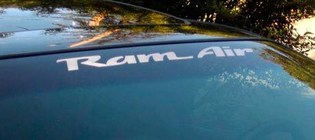 Ram Air Windshield Vinyl Decal Sticker for Pontiac Firebird
