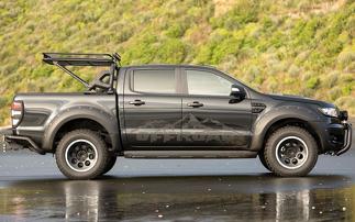 4 Mountain Off-Road Hood Decal Sticker Graphic kit For Ford Ranger
