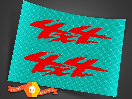 4x4 Off Road 4WD Splash Graphics Vinyl Decal for Ford Truck