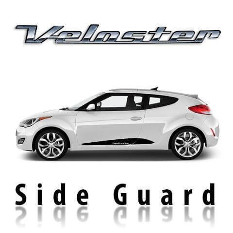 Veloster Letterning Sid Door Decal Sticker 2 for Hyundai Veloster 2011+