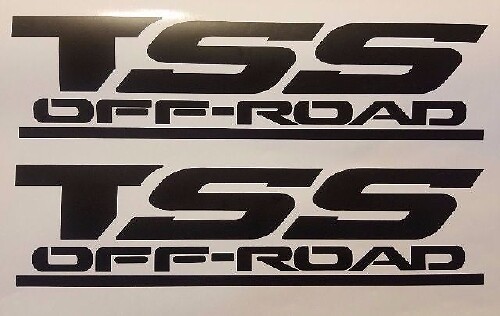TSS Off Road Vinyl Decal Set for Toyota Cars
