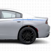 Thin Accent Strobe Stripes Bedside Vinyl Decal Sticker for Dodge Charger 2015-2026_2