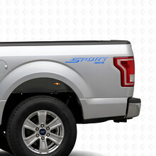 Sport 4x4 Bedside Vinyl Decal Sticker for Ford F-150 2015-2016_2