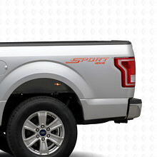 Sport 4x4 Bedside Vinyl Decal Sticker for Ford F-150 2015-2016_4