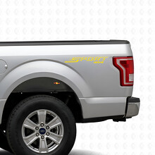 Sport 4x4 Bedside Vinyl Decal Sticker for Ford F-150 2015-2016_5