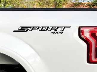 Ford F150 Sport 4X4 Stickers Bedside Decal 2015 2016 2 Decals Vinyl Cut Sticker