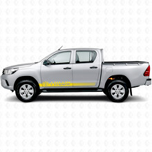 Branded Accent Stripes Side Vinyl Decal Sticker for Toyota Hilux_5