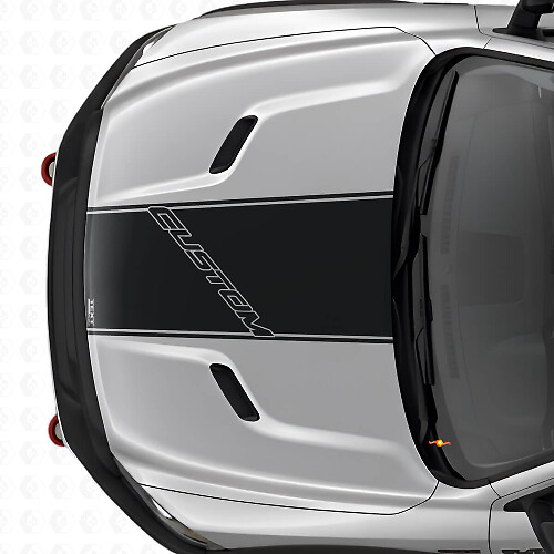 Custom Outline Lettering Hood Vinyl Decal for Dodge Ram Rebel _1