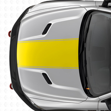 Custom Blackout Center Hood Stripe Vinyl Decal for Dodge Ram _6
