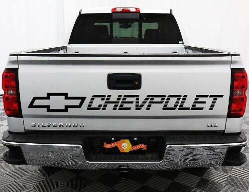Chevy Lettering Tailgate Vinyl Decal for Chevrolet Silverado